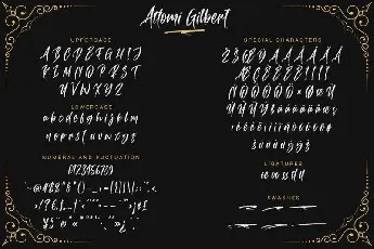 Attomi Gilbert Script font