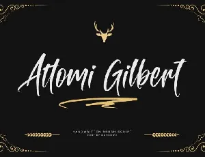 Attomi Gilbert Script font