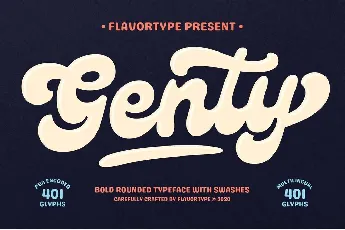 Genty Typeface font