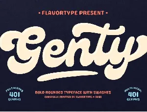 Genty Typeface font