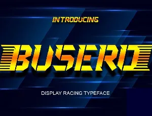 Busero font