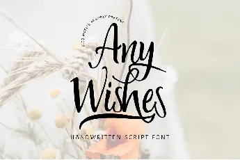 Anywishes font