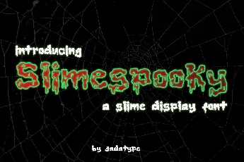 Slimespooky font