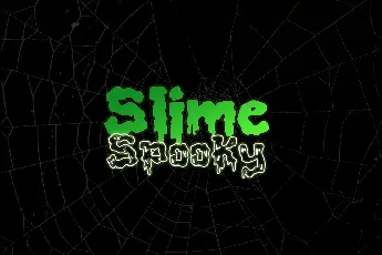 Slimespooky font