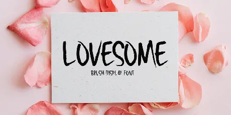 Lovesome font