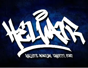 Helvair Graffiti font