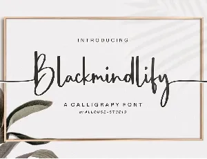 Blackmindlify font