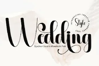 Wedding Script font