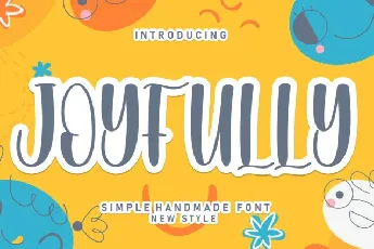 Joyfully Display font