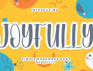 Joyfully Display font