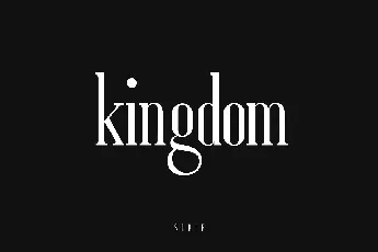 Kingdom font