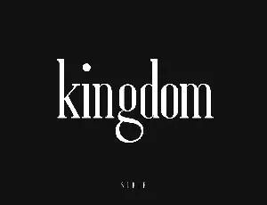 Kingdom font