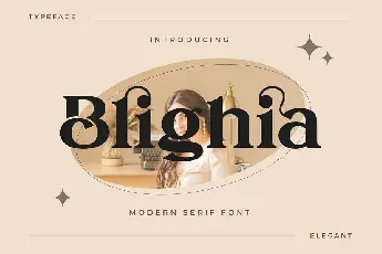 Blighia font