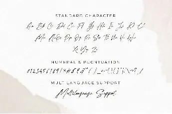 Belandia Signature font