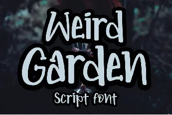 Weird Garden - Personal Use font