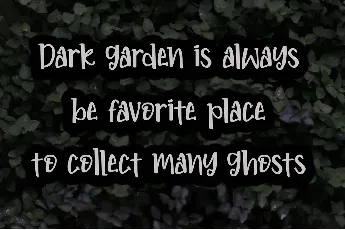 Weird Garden - Personal Use font