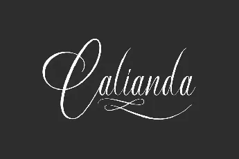 Calianda Demo font