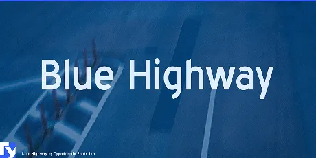 Blue Highway font