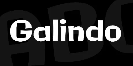 Galindo font