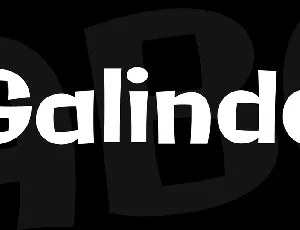 Galindo font