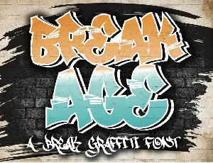 Break Age Graffiti font