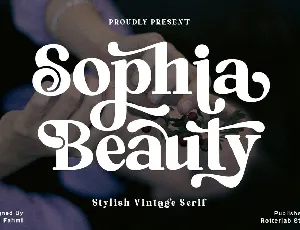 Sophia Beauty font