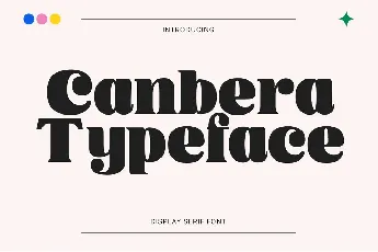 Canbera font