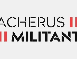 Acherus Militant Sans Serif Demo font