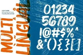 Bruzh Brush font