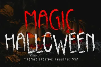 Magic Halloween Display font