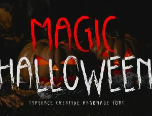 Magic Halloween Display font