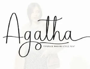 Agatha Script font