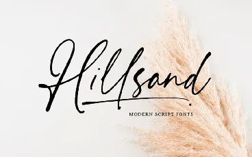 Hillsand font