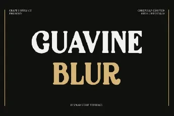 Guavine Blur font