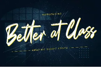 Better at Class font