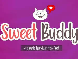 Sweet Buddy Script font