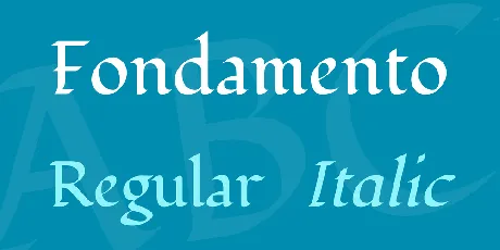 Fondamento font