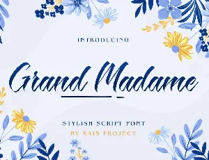 Grand Madame font