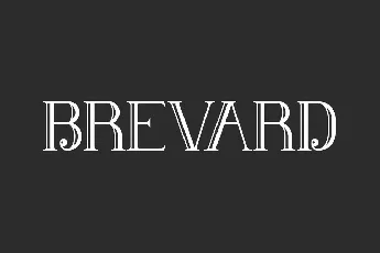 Brevard font