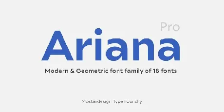 Ariana Pro font