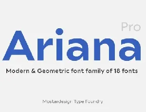 Ariana Pro font