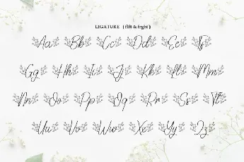 Bloomday Script font