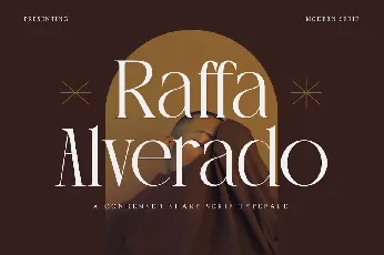 Raffa Alverado font