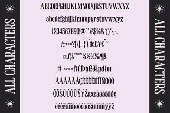 Benida Blur font