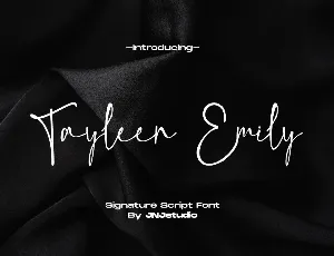 Tayleen Emily font