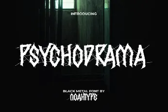 Psychodrama Display font