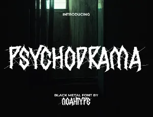 Psychodrama Display font