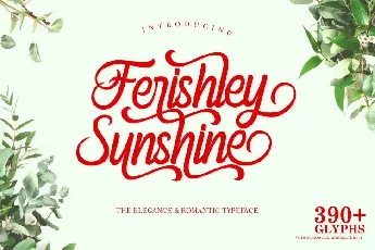 Ferishley Sunshine Script font