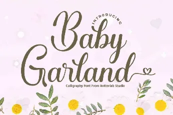 Baby Garland font