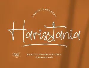 Harisstania font